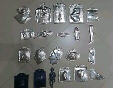 21 EX VOTO  METALLO  ARGENTATO