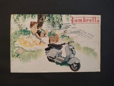 Dépliant en 4 Lambretta Vespa