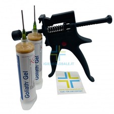 Goliath gel anti scarafaggi, gel per blatte, 2 tubetti da 35 gr. pistola economy
