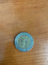 Rarissima - Moneta 2 Euro Francia 1999 - Albero della Libertà - RF -Errore di conio - Circolata