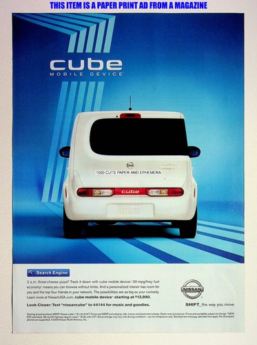 Nissan cube hatchback car 2009 - hatchback,