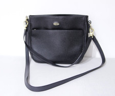 Borsa in pelle nera con
