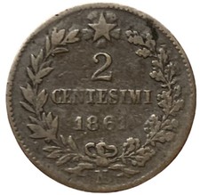 2 CENTESIMI 1861 - NAPOLI -