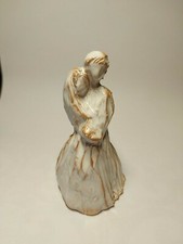 Coppia di sposi scultura in ceramica lavorata a mano artigianato italiano