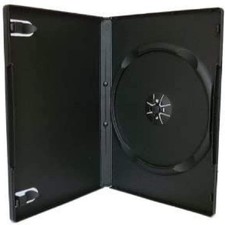 Custodia per DVD 1 Posto Nera
