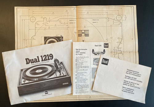 Vintage dual 1219 - vintage,