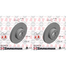 2x ZIMMERMANN Formula F Dischi Freno 340mm Frontale Adatto A per BMW 1 2 3 4