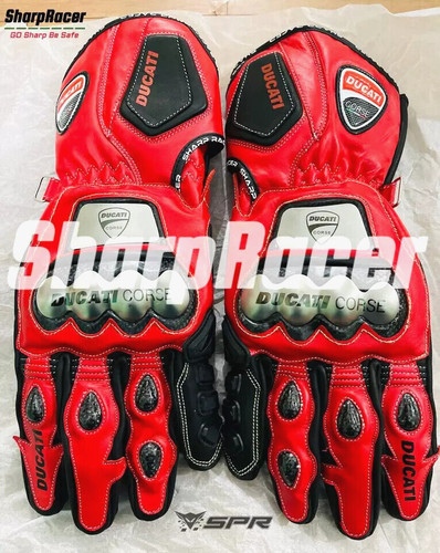Guanti pelle ducati corse - guanti, in