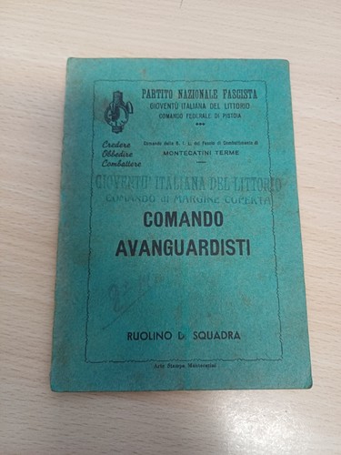 Ruolino partito fascista - partito,