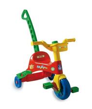 TRICICLO IN PLASTICA CON MANICO ANDRONI - GIOCO BAMBINI