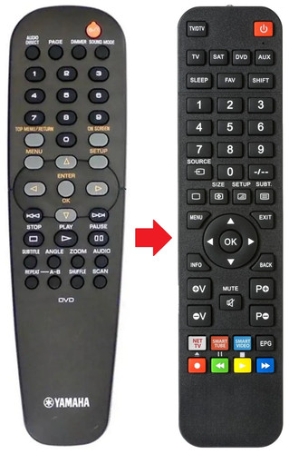 Telecomando adatto per - , yamaha
