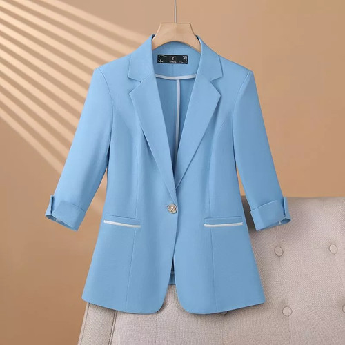 Giacca donna blu polvere - donna,