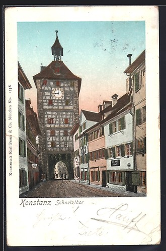 Cartolina finestra dorata