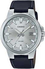 Casio Quarzo Orologio Uomo Analogico MTP-E173L-7AVEF  Acciaio Cinturino Pelle