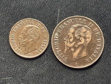 antique coin Italy 1861 -