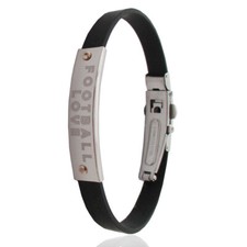 Bracciale caucciù chiusura