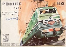 catalogo POCHER HO 1960 Precisionsbyggdan Modellvagnar Swedish edition    SV  aa