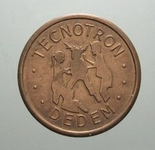 GETTONE TECNOTRON DEDEM IN BRONZO