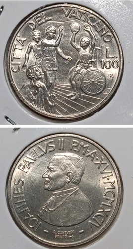 Città del vaticano 100 lire - vaticano,