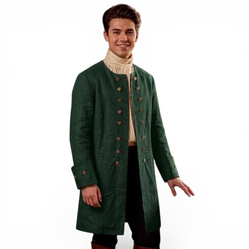 Cappotto uomo verde coloniale