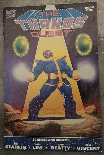 The thanos quest book one - quest, 1990