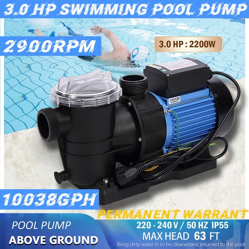 0hp 220 240v 10038gph per - 220-240v,