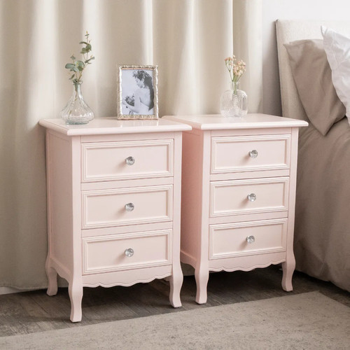 Coppia comodini rosa 3 - di,