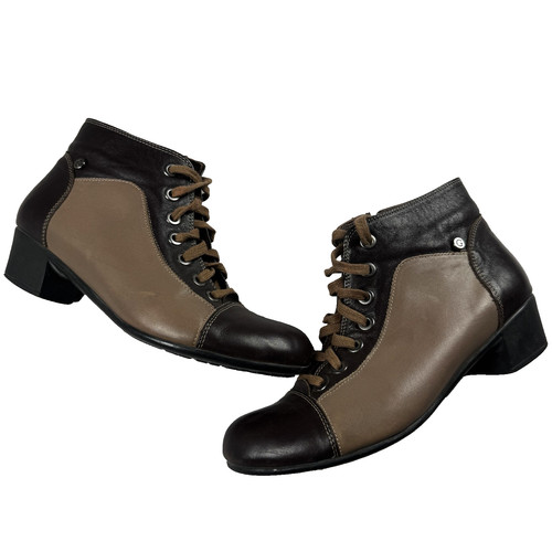 Stivaletti vintage vera - , pelle