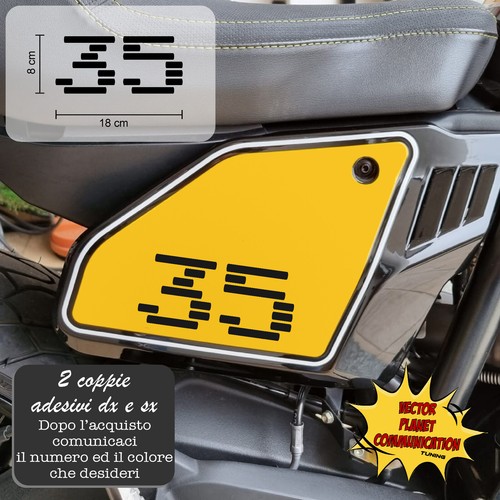 Coppie adesivi numeri arcade - coppie,