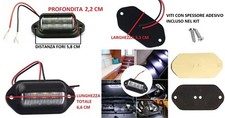 LUCE TARGA MOTO LUCI A LED