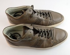 TOD'S SCARPA BASSA  FONDO IN GOMMA BEIGE PELLE COLORE FANGO 