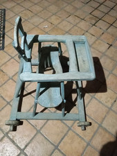 Seggiolino In Legno Bimbo Vintage