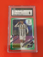 2020-21 UEFA TOPPS CL Cristiano Ronaldo Juventus #100 Parallel Gree CSG 9 61/99