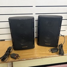 ✅ Coppia Casse Acustiche speakers Toshiba Per Surround 8 Ohm 5 E
