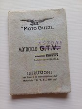 Moto Guzzi Astore - GTV 500 1949 manuale uso manutenzione libretto originale