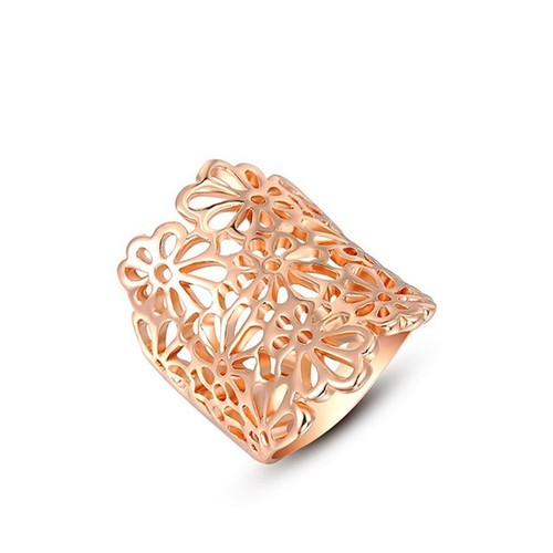 Lusso anello fiori 750er - anello, oro