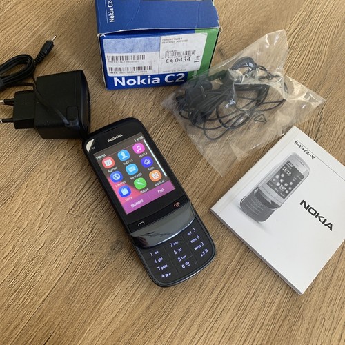Nokia black come - c2-02,
