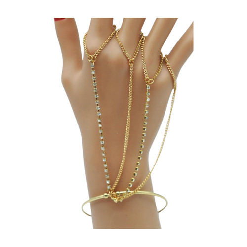 Bracciale donna metallo oro