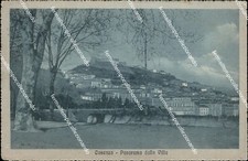 cp20 cartolina cosenza citta' panorama dalla villa 1916