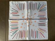 Foulard carré hermès soie - carré, en