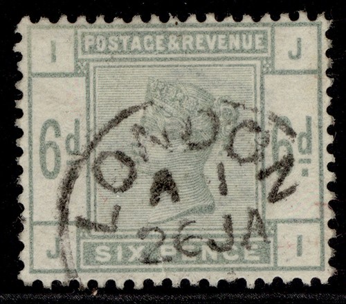 Sg194 6d verde - gb, qv