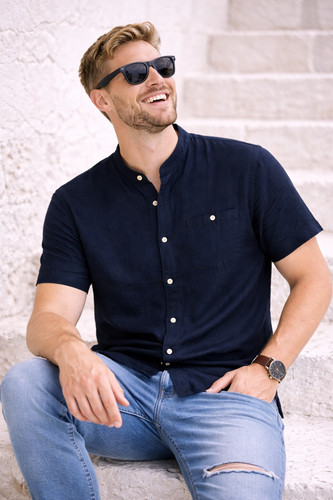 Camicia uomo losan manica - camicia,