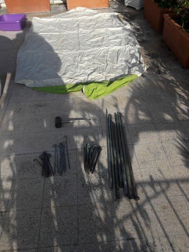 Tenda campeggio tre posti - tenda,