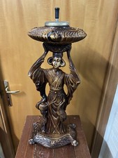 Posacenere da terra vintage anni 60 Resina donna Orientale Depositato