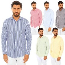 Camicia Uomo Slim Fit Righe