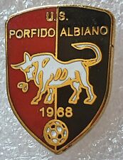 Distintivo calcio ⚽PORFIDO ALBIANO pin TRENTO spilla TRENTINO ALTO ADIGE smalto