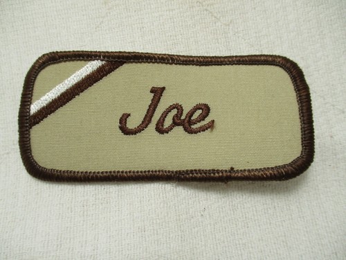Joe usato ricamato vintage - joe,