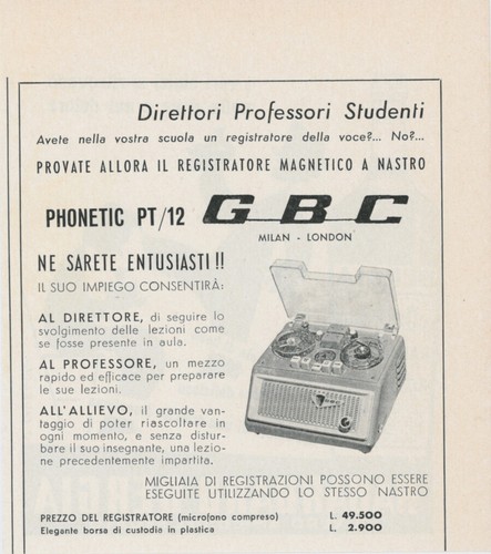 Registratore magnetico - , a