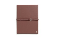 Leather document folder A4