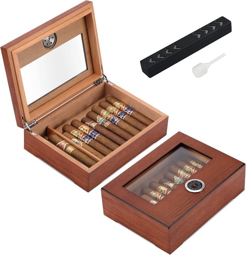 Tisfa cigar humidor glass top - cigar, humidor,
